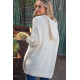WOVEN BOUCLE KNIT PULLOVER HOODIE WOVEN BOUCLE KNIT PULLOVER HOODIE