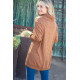 TWO TONE HACCI KNIT SWEATER WITH BUTTON DETAIL TWO TONE HACCI KNIT SWEATER WITH BUTTON DETAIL