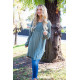 LACE BUBBLE SLEEVE TUNIC DRESS LACE BUBBLE SLEEVE TUNIC DRESS